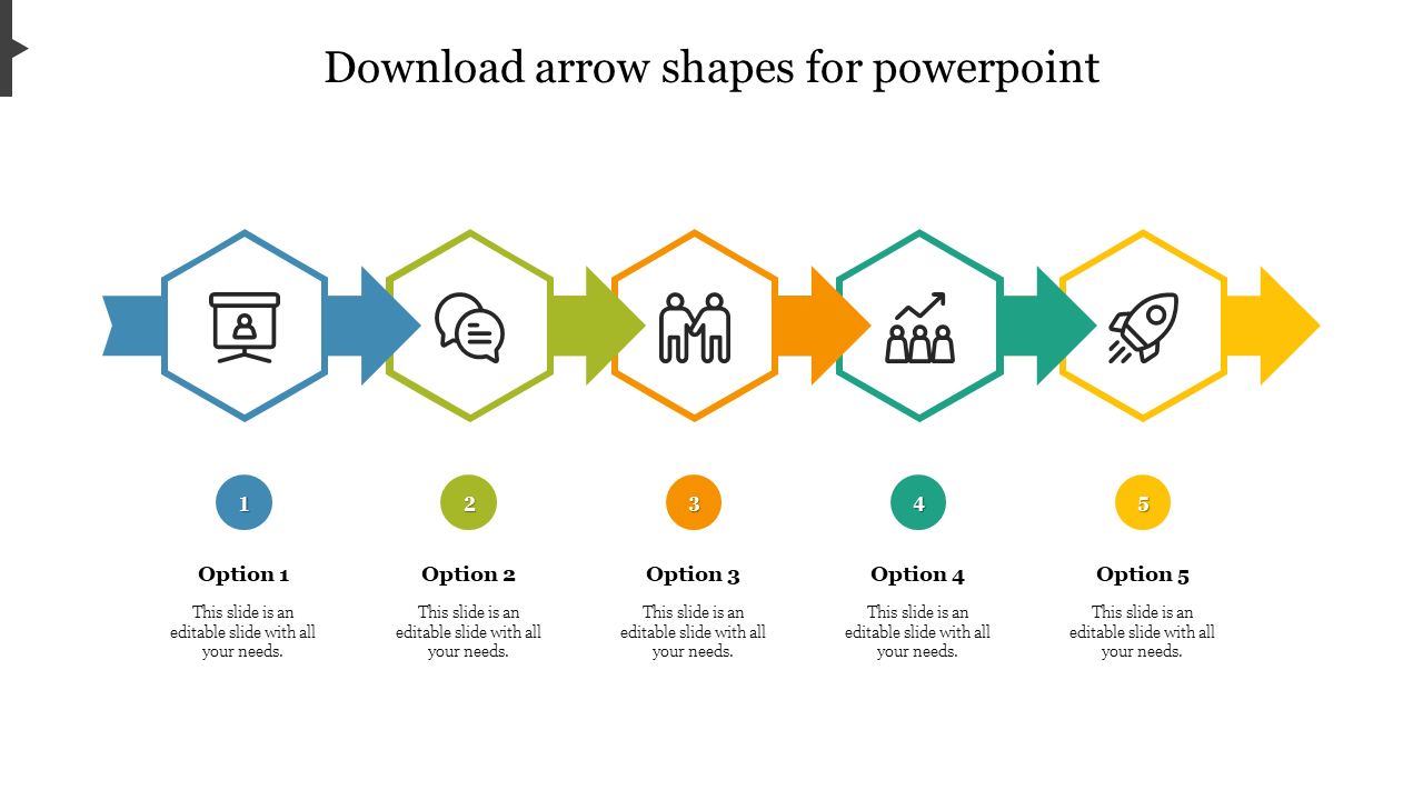 Free - Download Arrow Shapes For PowerPoint Presentation Template